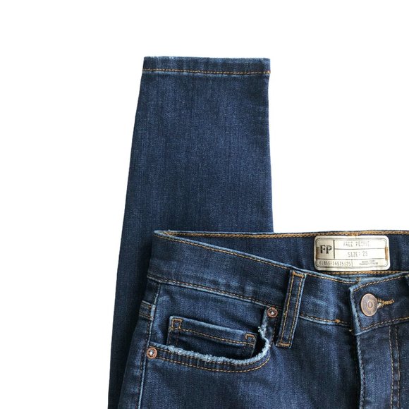 Free People Busted Knee Jeans Distressed Size 25 - Picture 6 of 10